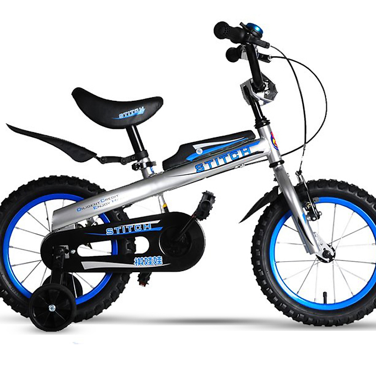 Xe đạp trẻ em Stitch Knight JY903-14 14 inch Xanh dương