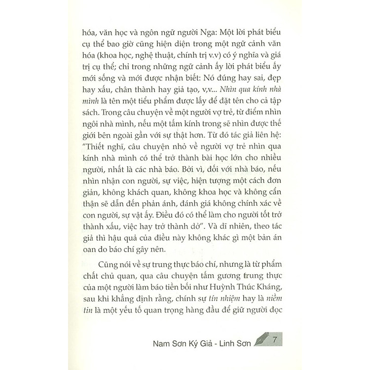 Nhìn Qua Kính Nhà Mình (Tập Tiểu Phẩm) - Ảnh 7