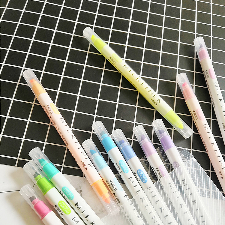 Bộ bút dạ vẽ nghệ thuật HK Milkliner (12 màu)