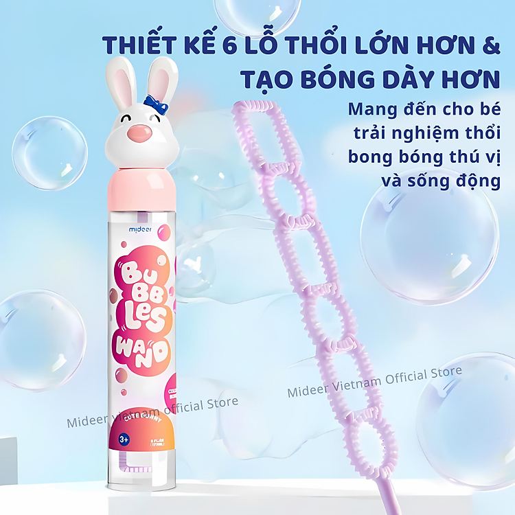 Thổi Bóng Bubbles Mideer cho Bé Chính hãng Ưu đãi - Hình ảnh 4