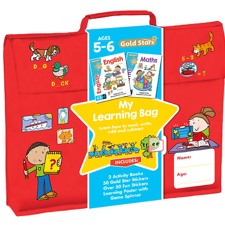 Sách Gold Stars My Learning Bag Ages 5-6