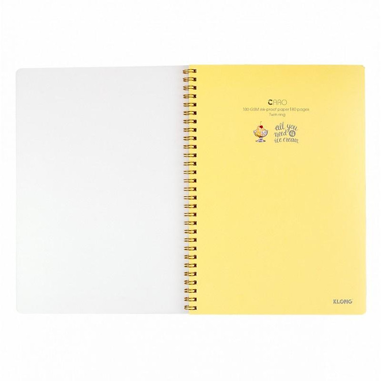 Vở Caro Lò Xo Kép Bìa Nhựa B5 (80 trang) - Ảnh 5