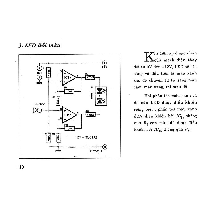 Hướng Dẫn Tự Lắp Ráp 100 Mạch Điện - Điện Tử - Ảnh 5