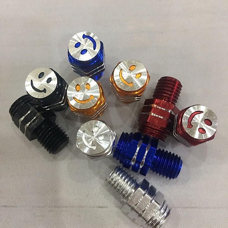 Ốc mặt cười gắn chân gương xe máy giá 1 đôi có bán lẻ