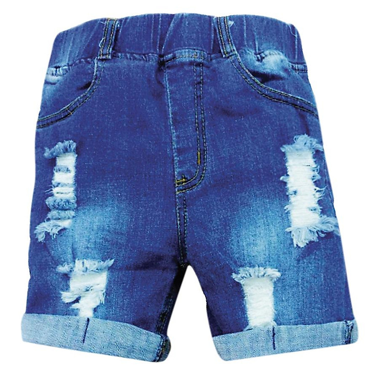 Quần Jeans Bé Trai Rách BONCHOP QBT-110125660DAM - Xanh Đậm