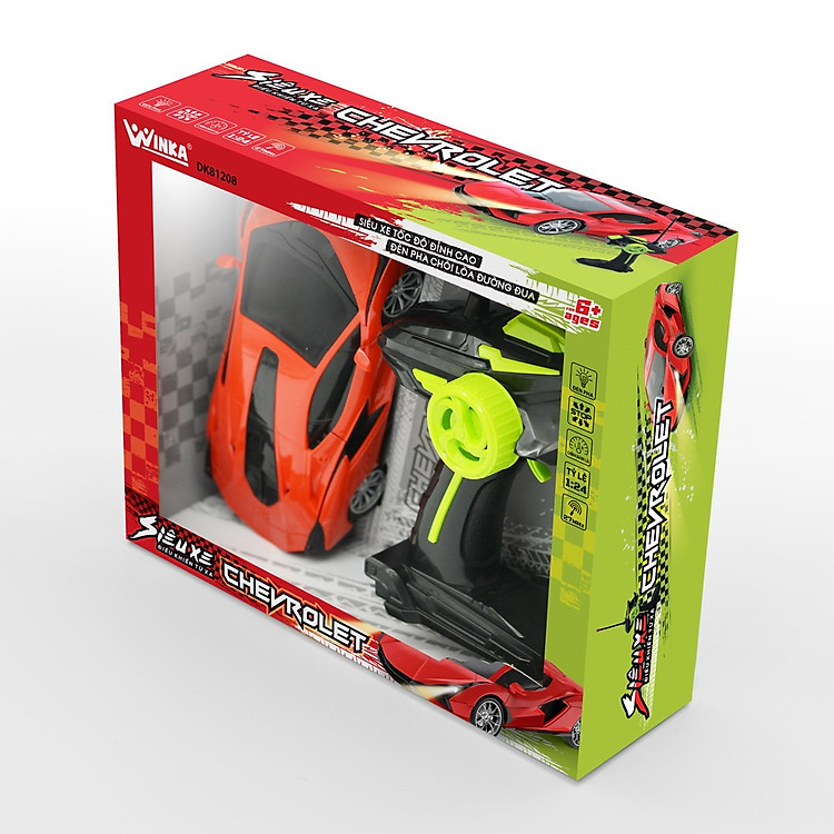 Siêu Xe Điều Khiển Chevrolet Đỏ DK81208 Chính hãng Giá tốt - Hình ảnh 2