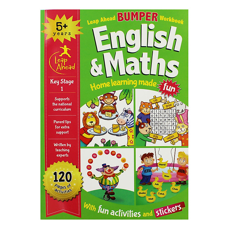 Sách Leap Ahead: 5+ Years English & Maths