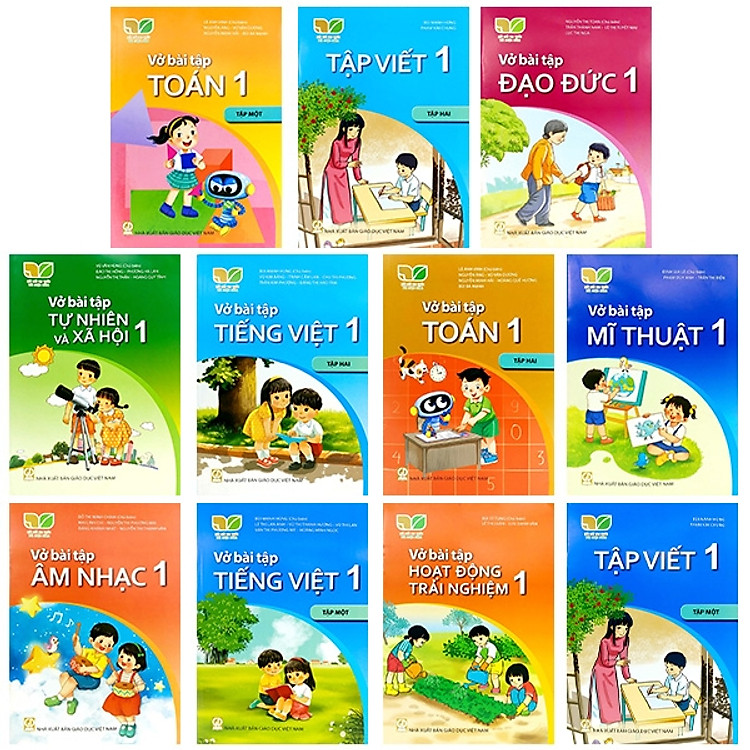 Bộ Sách Giáo Khoa Lớp 1 - Sách Bài Tập - Bộ Sách Kết Nối Tri Thức Với Cuộc Sống (Bộ 11 Cuốn)