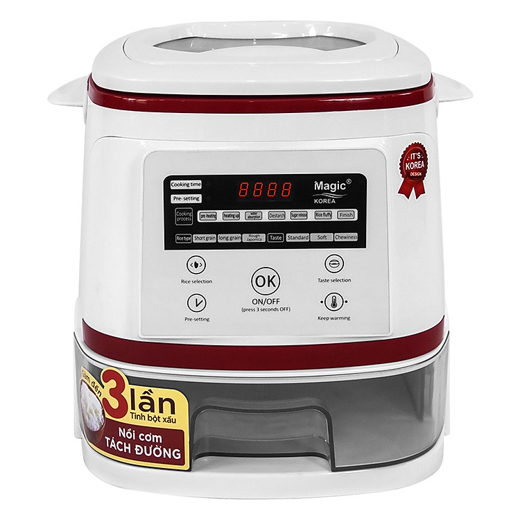 Nồi Cơm Tách Đường Magic A-511 (1.5 Lít) - Hàng Chính Hãng