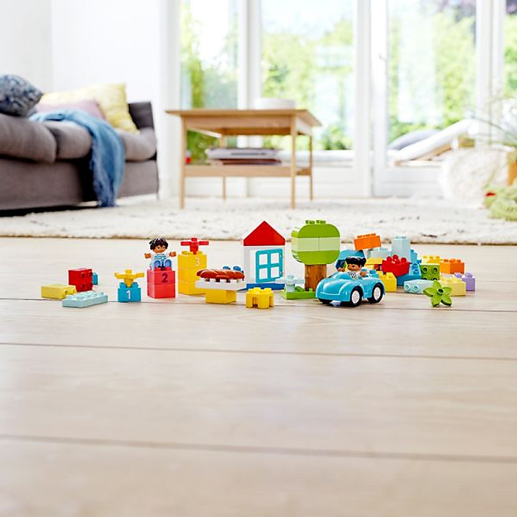 Mua LEGO DUPLO 10913 Thùng Gạch Sáng Tạo Chính hãng Tiết kiệm - Hình ảnh 3