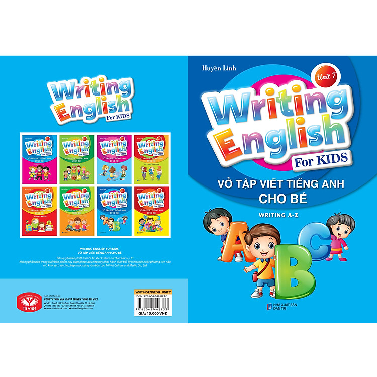 Vở Tập Viết Tiếng Anh Cho Bé - Tập 7 - Ảnh 8