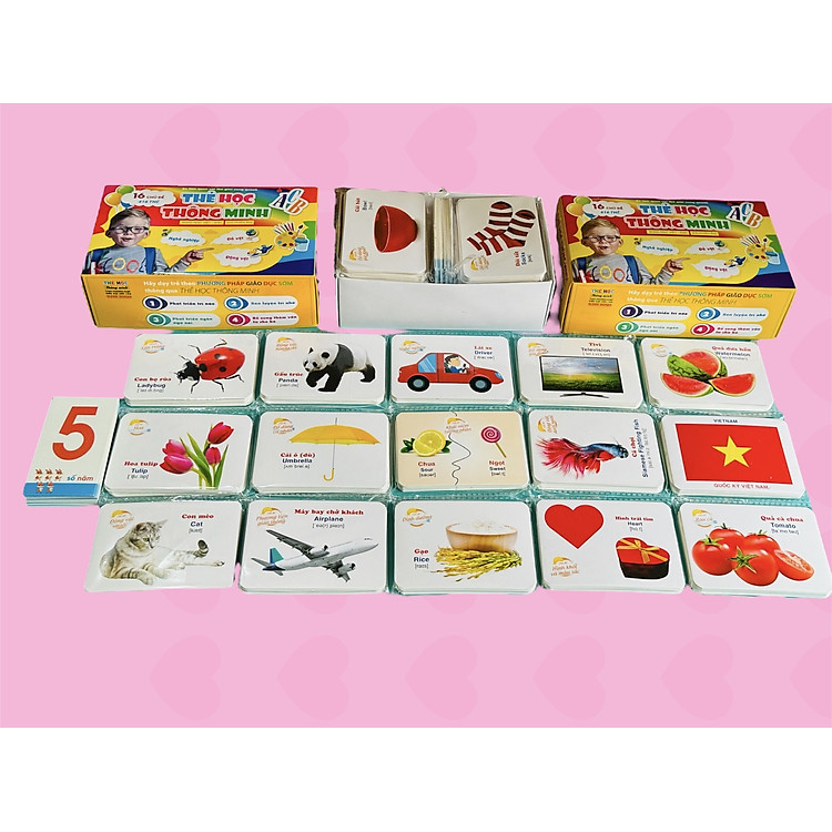 Bộ Thẻ Học Thông Minh 416 Thẻ (Song ngữ Việt Anh) - Ảnh 3