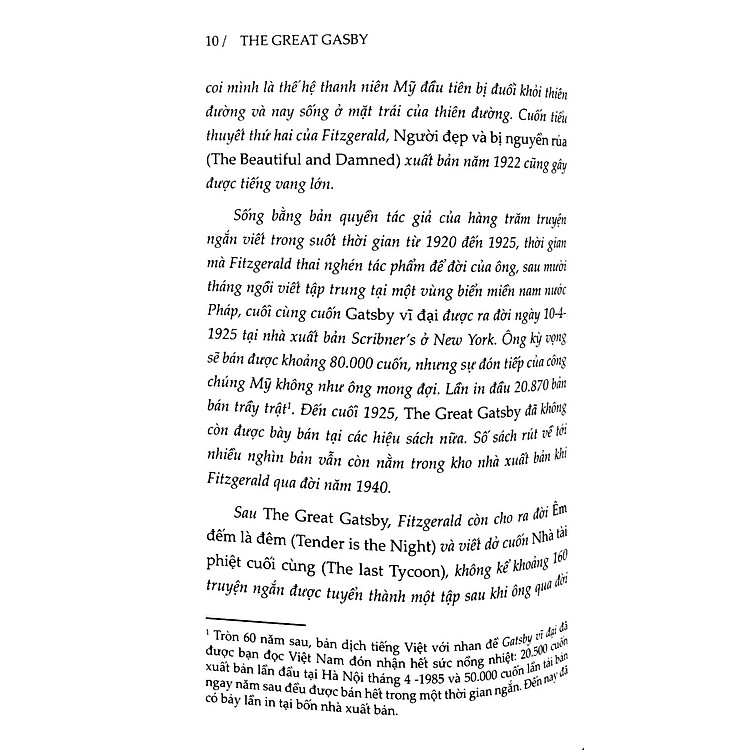 Gatsby Vĩ Đại (Song Ngữ Anh-Việt) (Tái Bản 2023) - Ảnh 3