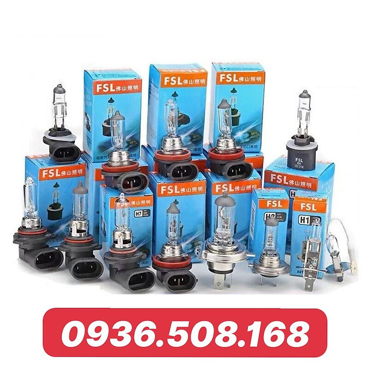 Bóng đèn pha ô tô 12V 24V FSL H1 H3 H4 H7 H8 H9 H11 H16 HB3-9005 HB4-9006 9012 880 881 19W 27W 55W 70W 90W 100W