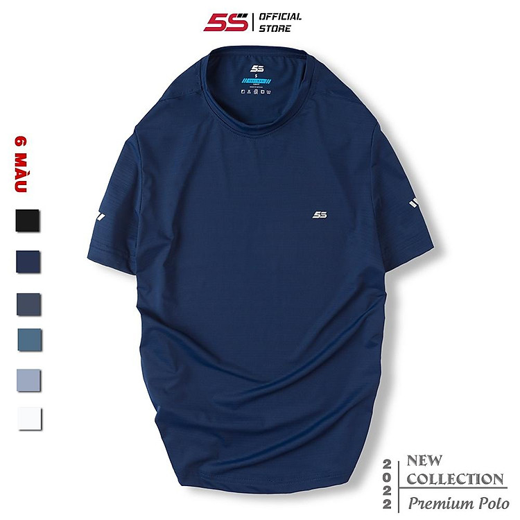 Áo Thun Nam ERIC 5S (6 Màu) Chất Liệu Thoáng Mát, Co Giãn Tốt, Thấm Hút Mồ Hôi, Thoải Mái Vận Động (TSO22098-02)