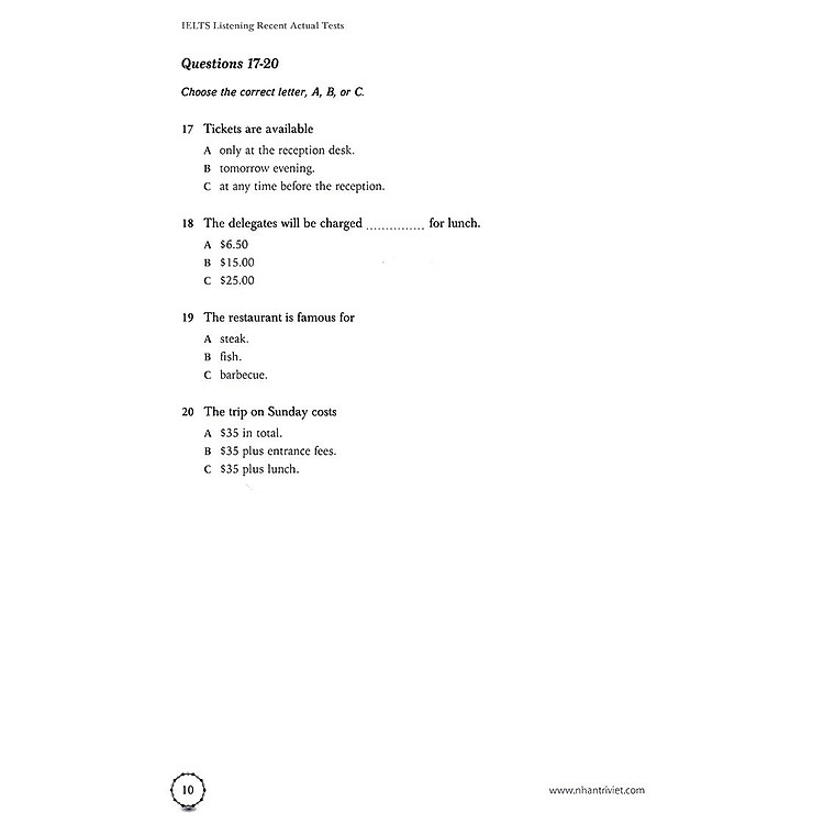 Ielts Listening Recent Actual Test - Ảnh 4