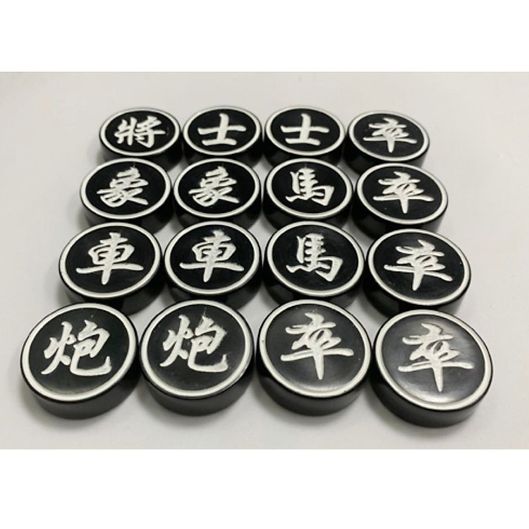 Bộ cờ tướng sừng trâu 2 mặt Chính hãng Giá rẻ - Hình ảnh 5