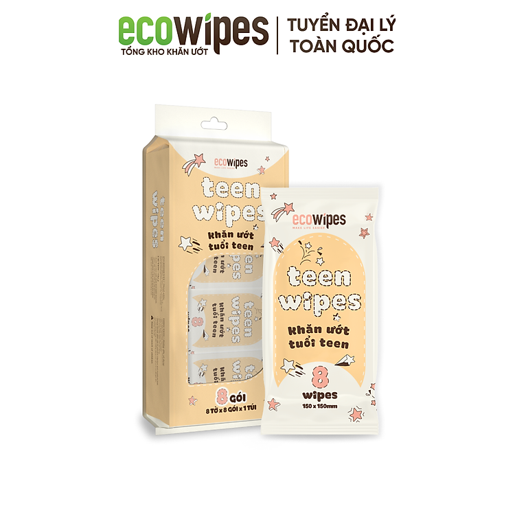 Tìm mua tại Avakids:Khăn giấy ướt mini EcoWipes 8 gói, tràn ngập Khuyến mãi, Ưu đãi