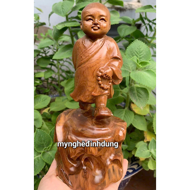 Tượng gỗ bách xanh (20x9x7cm)