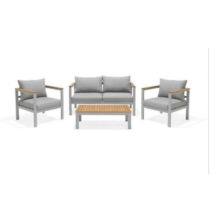 Bộ sofa đơn giản Bắc Âu Tundo 2 đơn, 01 băng và bàn