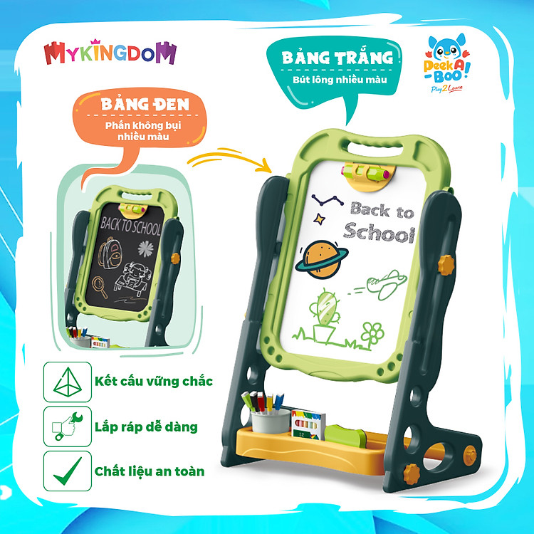 Bảng Vẽ Đa Năng Xanh PEEK A BOO Chính hãng Giá tốt - Hình ảnh 3