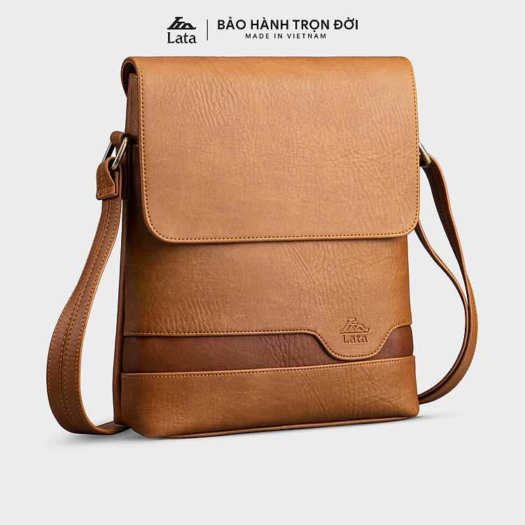 Túi Lata ( Thời trang nam đựng ipad - Túi đeo chéo da TN16 )