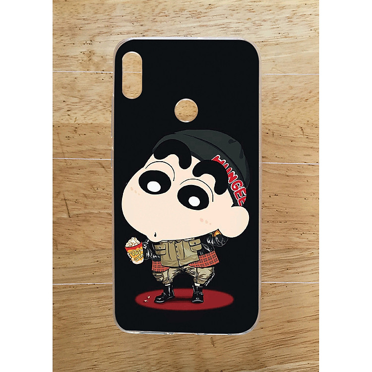 Ốp Lưng Dùng Cho Honor 8X (dẻo viền trắng trong) - ShinChan 02