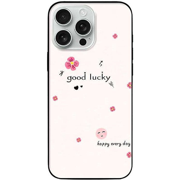 Ốp lưng cho IPhone 15 - 15 Plus - 15 Pro - 15 Pro Max - 16 - 16 Plus - 16 Pro - 16 Pro Max - Good Lucky Hồng - Hàng Chính Hãng