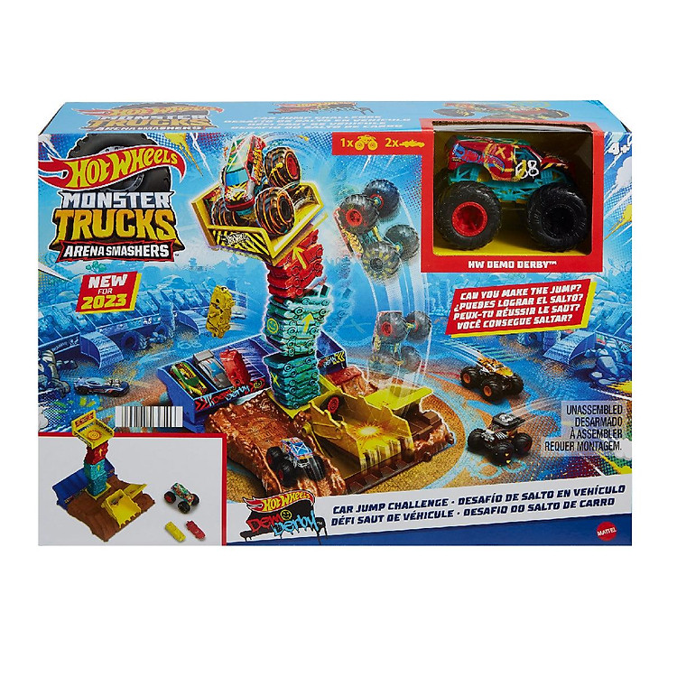 Tìm mua tại Avakids: Bộ Đấu Trường Monster Trucks HNB92 - Ngập tràn khuyến mãi