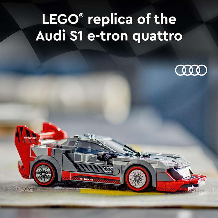 LEGO SPEED CHAMPIONS Audi S1 e-tron Chính hãng Giá rẻ - Hình ảnh 3