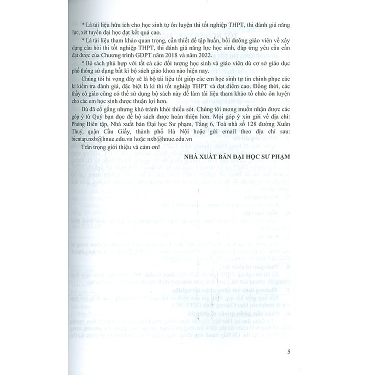 Ôn Luyện Trắc Nghiệm Thi Tốt Nghiệp Trung Học Phổ Thông (năm 2025) Môn Sinh Học - Ảnh 5
