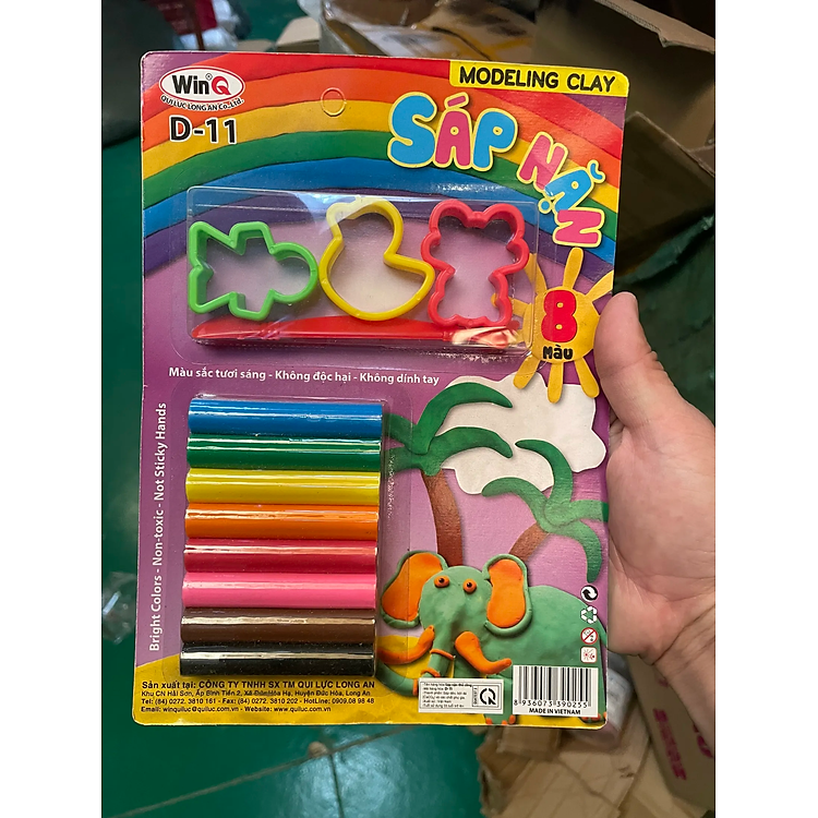 Đất Nặn 8 Màu D-11 tại Fahasa Chính hãng Giá rẻ - Hình ảnh 3