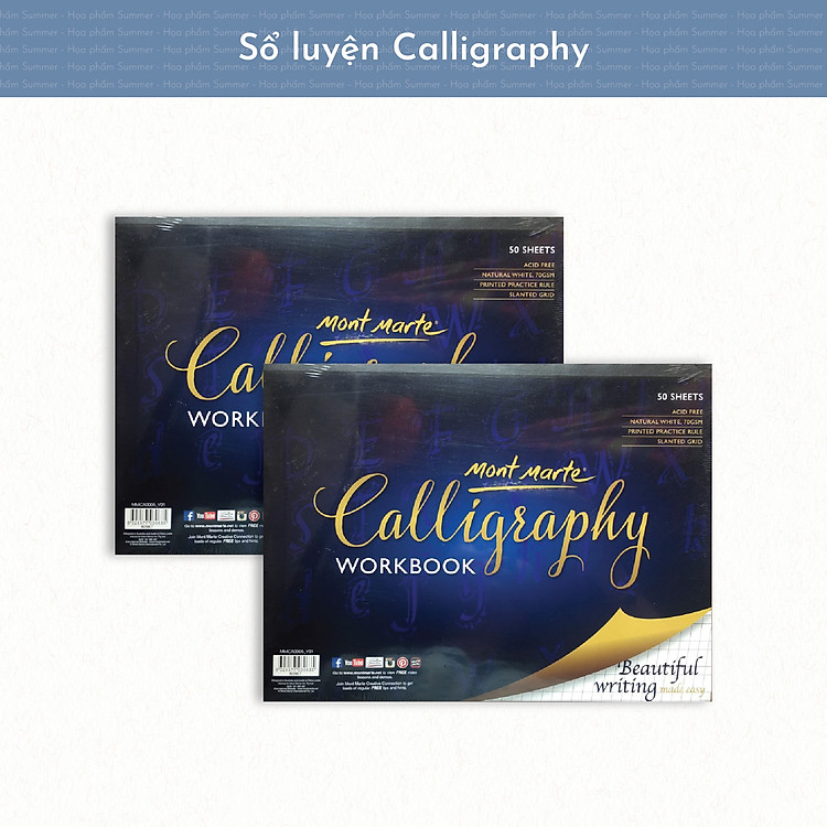Sổ viết Calligraphy Mont Marte
