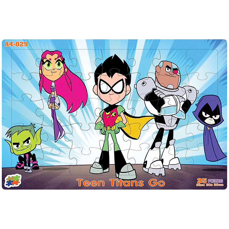 Combo 04 bộ tranh xếp hình A4 cho bé Chính hãng Tiết kiệm - Hình ảnh 4