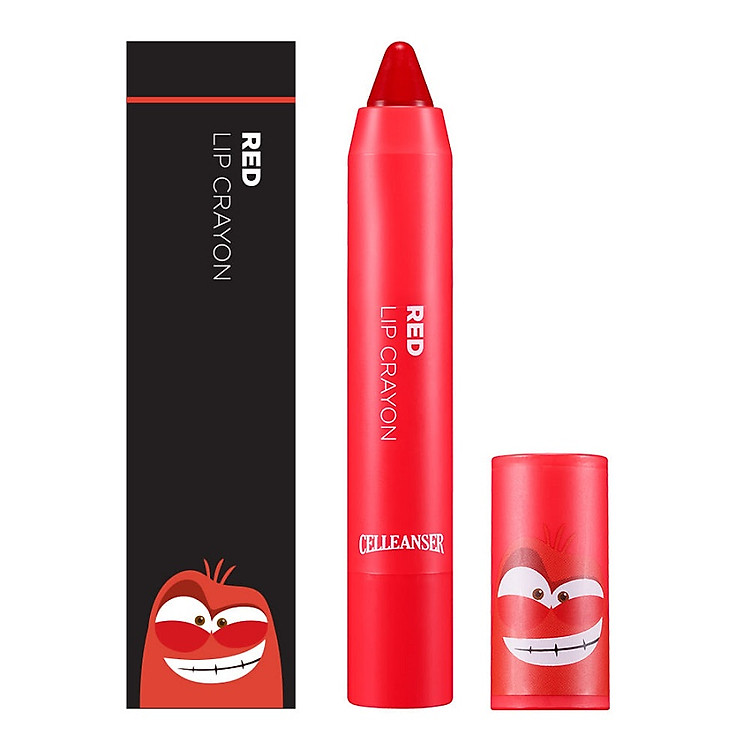 Son bút chì CELLEANSER LARVA RED LIP CRAYON