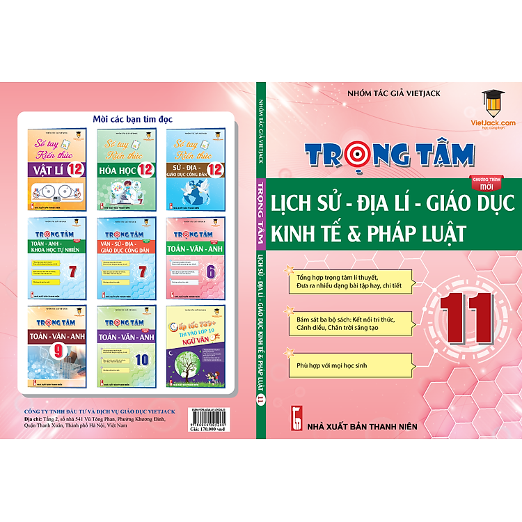 Trọng tâm Lịch sử - Địa li - Giáo dục Kinh tế & Pháp luật 11 - Ảnh 2