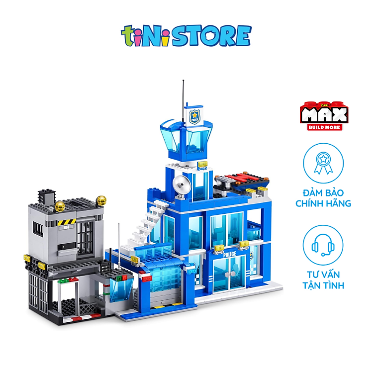 Đồ chơi lắp ráp trạm cảnh sát 889 mảnh Chính hãng Giá tốt - Hình ảnh 4