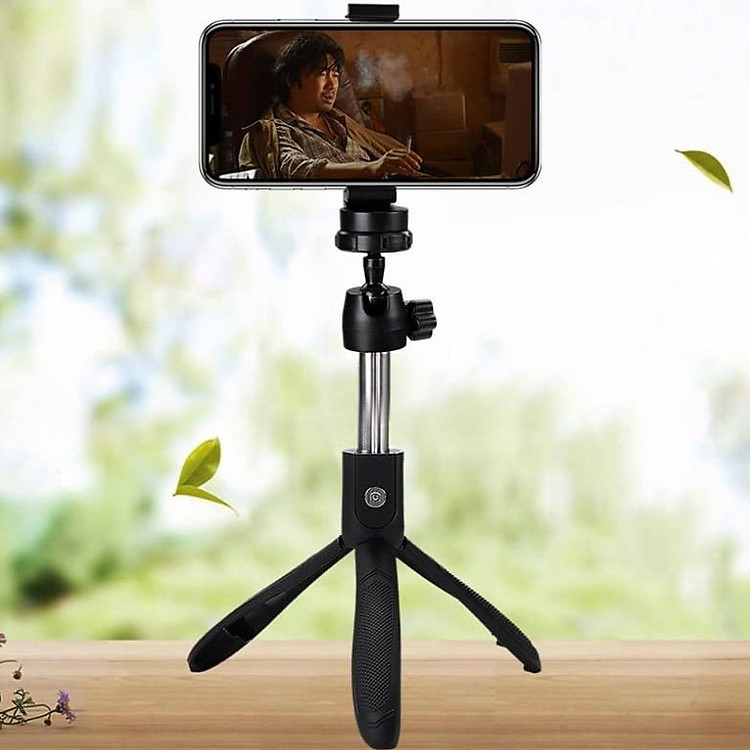 Gậy 2IN1 SELFIE tích hợp TRIPOD thuận tiện đi du lịch