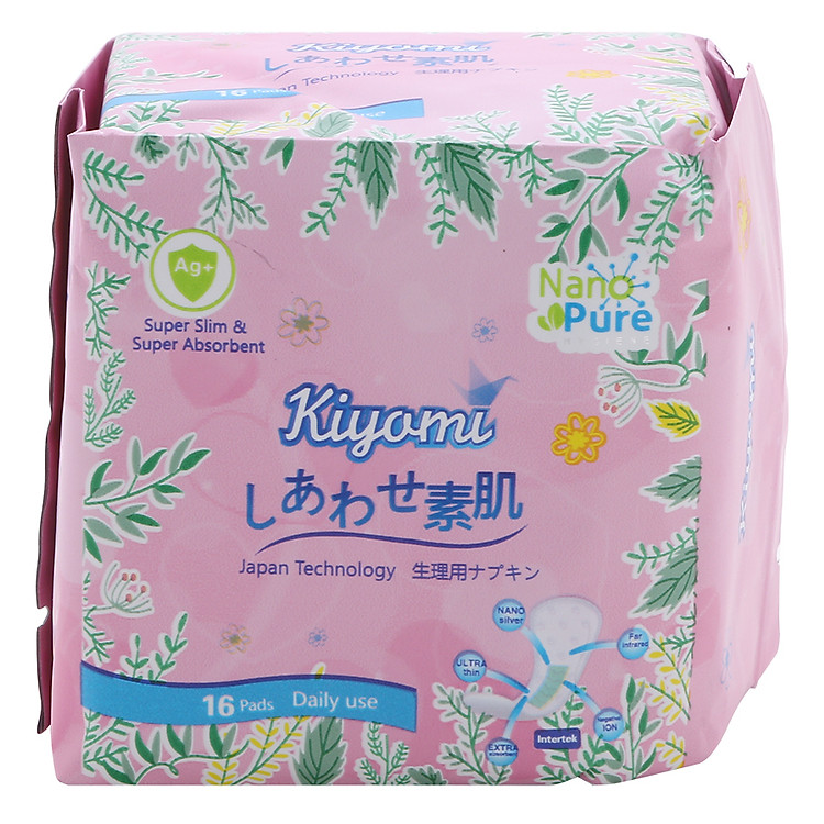 Băng Vệ Sinh Hằng Ngày Nhật Bản Kiyomi (Gói 16 Miếng)