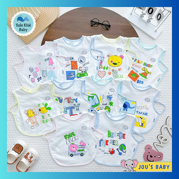Tham Khảo tại ConCung: Túi Yếm Ăn Dặm 3 Cái Cotton , nhận ngay nhiều Ưu đãi