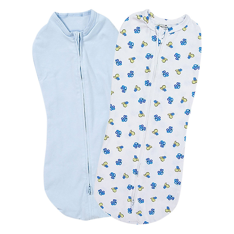 Set 2 Túi Quấn Swaddleme Khủng Long Xanh Summer Infant SM54370 (Size Newborn)