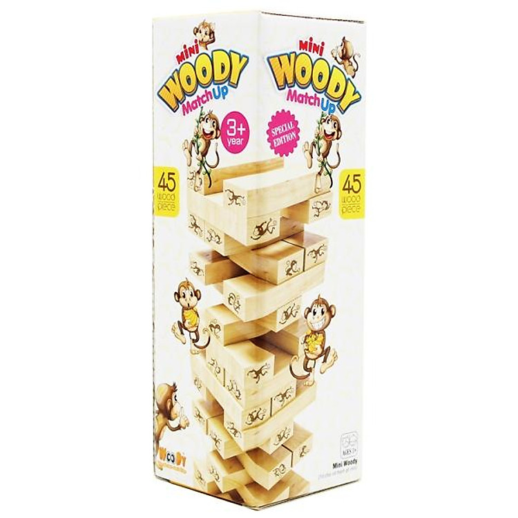 Tìm mua tại Avakids: Rút Gỗ Hình Khỉ Mini - Woody - Ngập tràn khuyến mãi