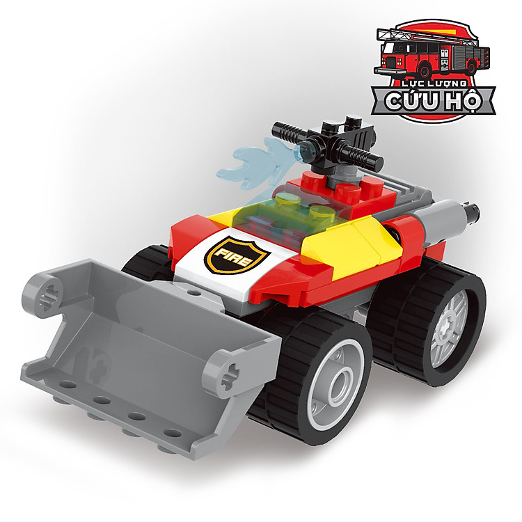 Mua Đồ Chơi Ghép Hình Duka - Xe Cứu Hộ Chính hãng Ưu đãi - Hình ảnh 3