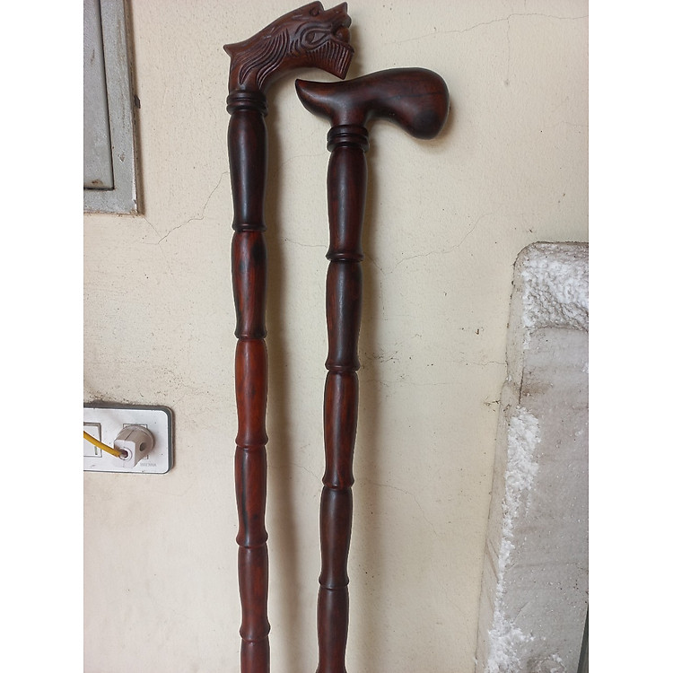 Gậy batong gỗ trắc đỏ cho người già Ưu đãi - Hình ảnh 3