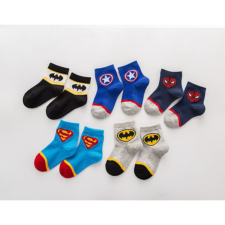 Combo 5 đôi tất vớ siêu nhân người nhện