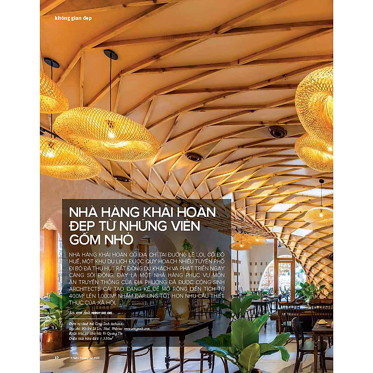 Tạp chí Kiến Trúc và Đời Sống số Xuân Ất Tỵ (Tháng 1&2-2025) - Ảnh 2