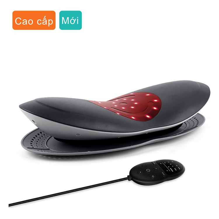 Máy Massage Lưng Cao Cấp KINGTECH KB-920 - Mát xa Thắt Lưng, Eo, Cột Sống - Hỗ Trợ Điều Trị Thoát Vị Đĩa Đệm, Thoái Hóa, Đau Đốt Sống, Vai Gáy - Tích Hợp Tính Năng Nhiệt Hồng Ngoại 45 - 65 độ - Hàng Chính Hãng