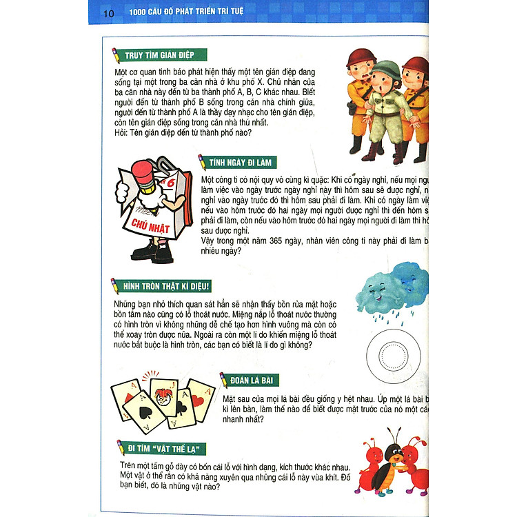 1000 Câu Đố Phát Triển Trí Tuệ - Thách Thức IQ (Tái Bản 2019) - Ảnh 6