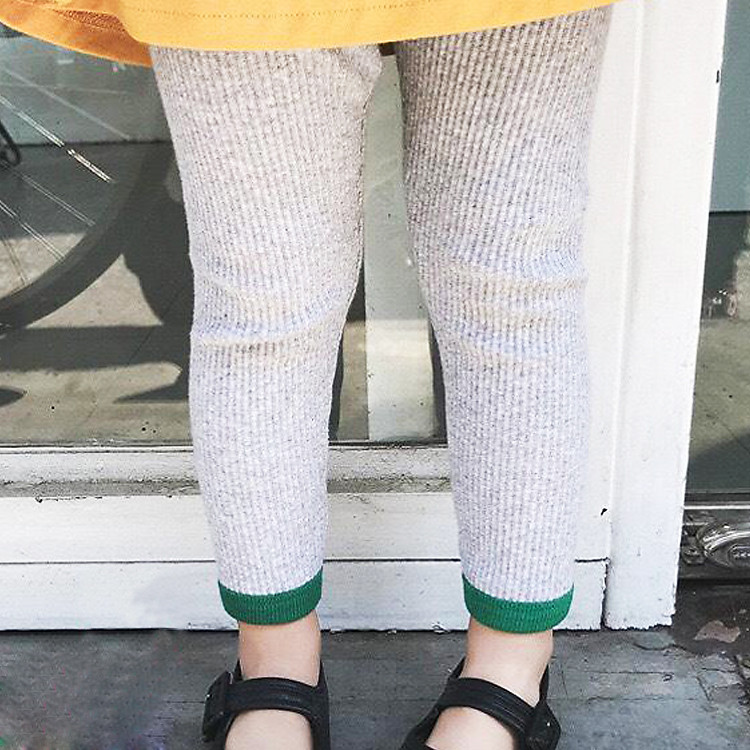 Quần legging viền lai bé gái 1-15 tuổi