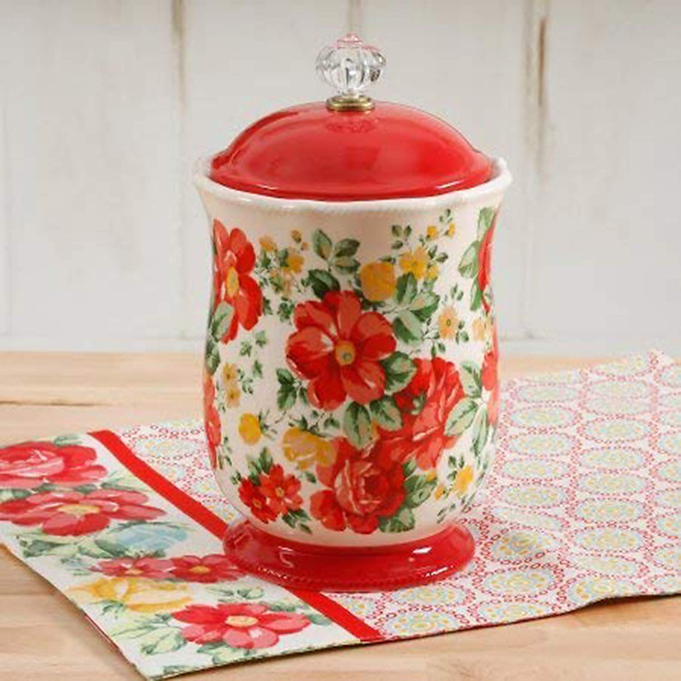 Hũ đựng đồ khô The Pioneer Woman Vintage Floral Canister Hàng chính hãng